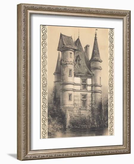 Bordeaux Chateau I-Louis Fermin Cassas-Framed Premium Giclee Print