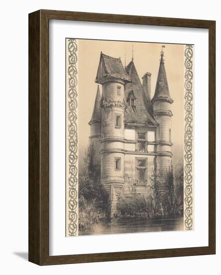 Bordeaux Chateau I-Louis Fermin Cassas-Framed Premium Giclee Print