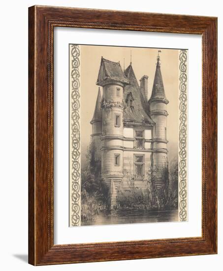 Bordeaux Chateau I-Louis Fermin Cassas-Framed Premium Giclee Print