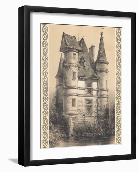 Bordeaux Chateau I-Louis Fermin Cassas-Framed Premium Giclee Print