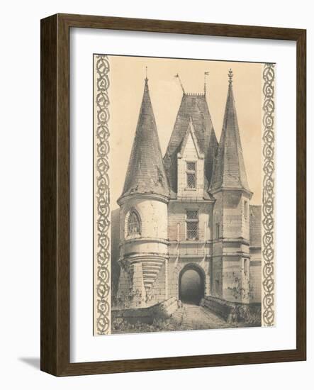 Bordeaux Chateau II-Louis Fermin Cassas-Framed Premium Giclee Print