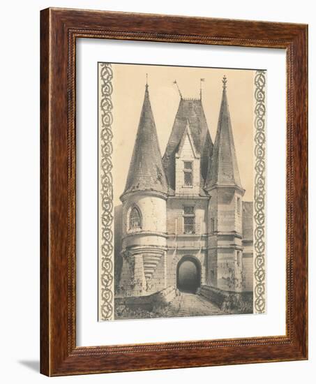 Bordeaux Chateau II-Louis Fermin Cassas-Framed Premium Giclee Print