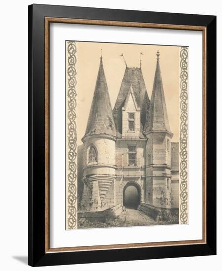 Bordeaux Chateau II-Louis Fermin Cassas-Framed Premium Giclee Print