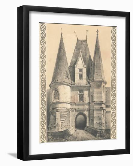 Bordeaux Chateau II-Louis Fermin Cassas-Framed Premium Giclee Print