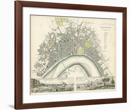 Bordeaux, France, c.1832-null-Framed Art Print