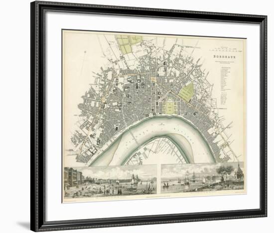 Bordeaux, France, c.1832-null-Framed Art Print