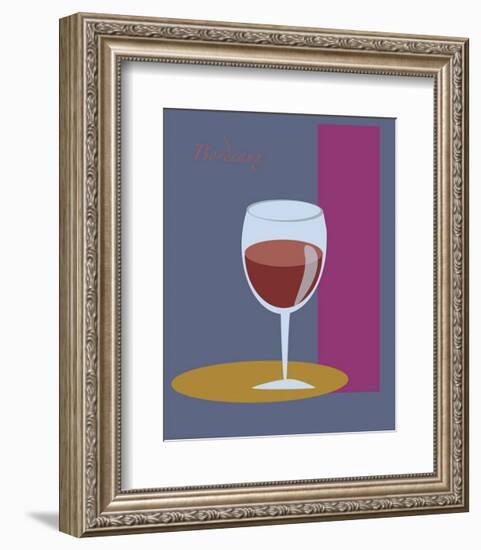 Bordeaux I-ATOM-Framed Giclee Print