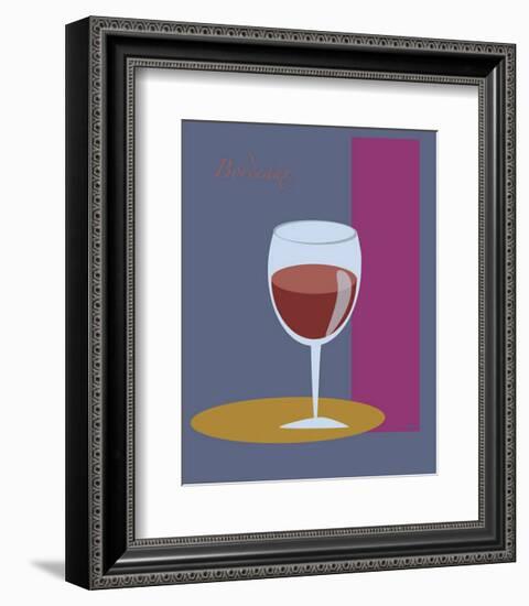 Bordeaux I-ATOM-Framed Giclee Print