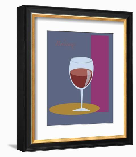 Bordeaux I-ATOM-Framed Giclee Print