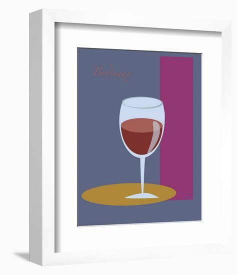 Bordeaux I-ATOM-Framed Giclee Print