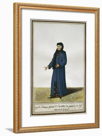 Bordeaux Judge Attending Execution of Guillaume De Pommiers in 1376-null-Framed Giclee Print