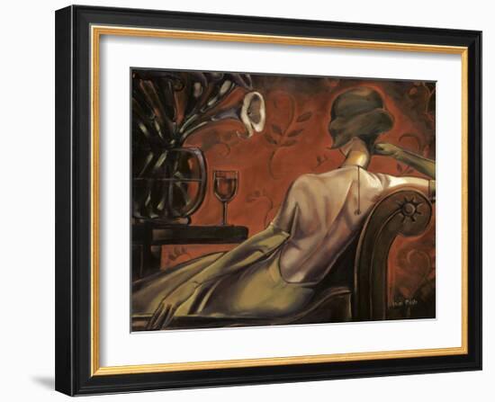 Bordeaux Lounge-Trish Biddle-Framed Giclee Print