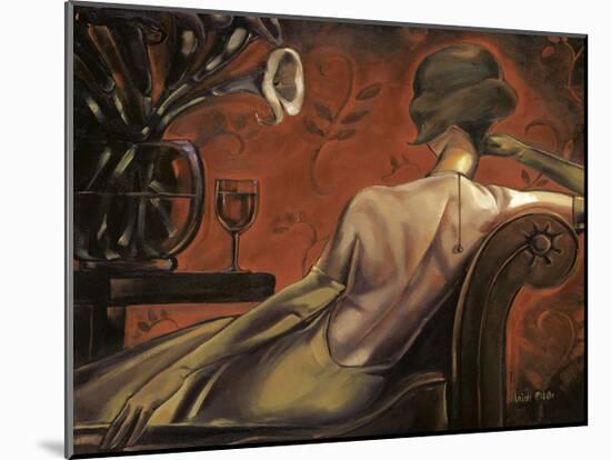 Bordeaux Lounge-Trish Biddle-Mounted Giclee Print