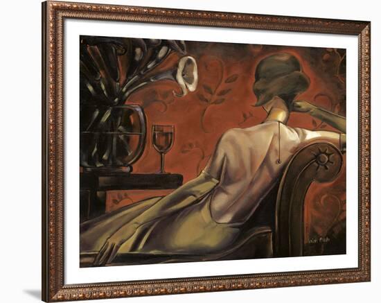 Bordeaux Lounge-Trish Biddle-Framed Giclee Print