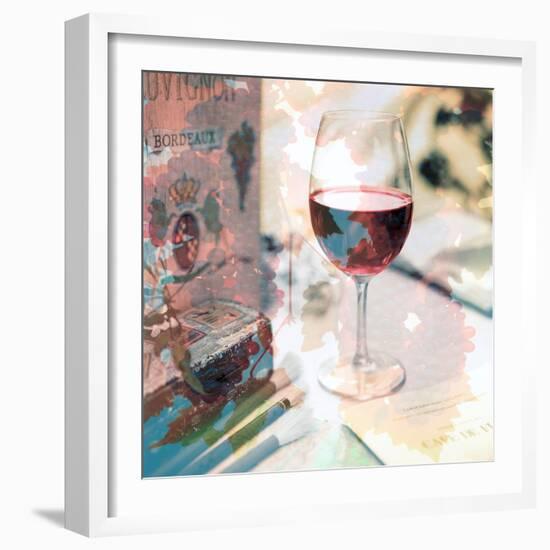 Bordeaux Vineyard Cafe #1-Alan Blaustein-Framed Photographic Print