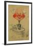 Bordeaux Wine, Caricature, 1857, Drawing-Claude Monet-Framed Giclee Print