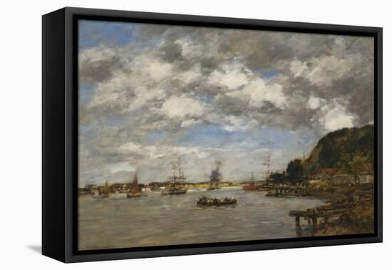 Bordeaux-Eugène Boudin-Framed Premier Image Canvas