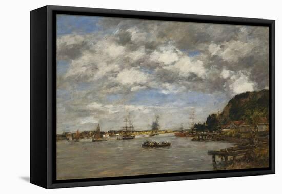 Bordeaux-Eugene Louis Boudin-Framed Premier Image Canvas