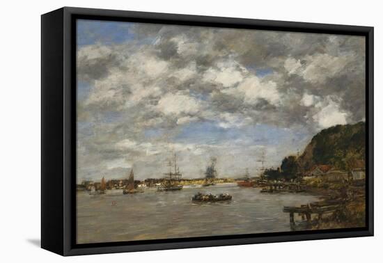 Bordeaux-Eugène Boudin-Framed Premier Image Canvas