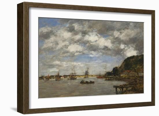 Bordeaux-Eugène Boudin-Framed Giclee Print