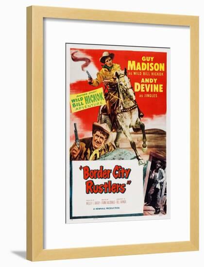 Border City Rustlers-null-Framed Art Print