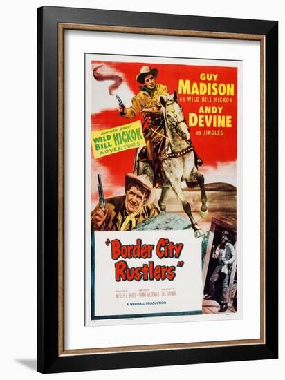 Border City Rustlers-null-Framed Art Print