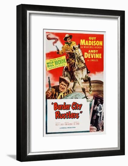 Border City Rustlers-null-Framed Art Print