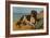 Border Collie Dog on Beach-American School-Framed Giclee Print