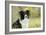 Border Collie in Front of Tree-null-Framed Photographic Print