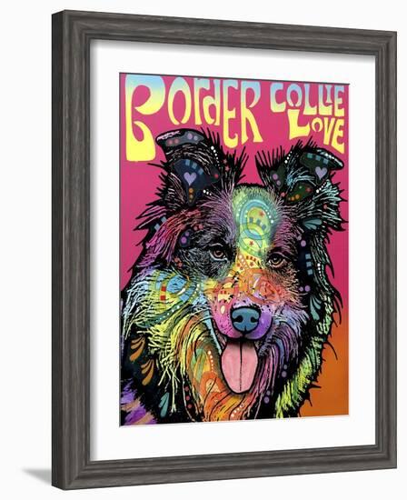 Border Collie Luv-Dean Russo-Framed Giclee Print