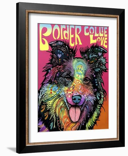 Border Collie Luv-Dean Russo-Framed Giclee Print