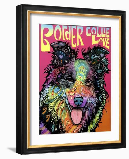 Border Collie Luv-Dean Russo-Framed Giclee Print