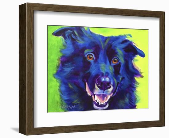 Border Collie - Viktor-Dawgart-Framed Giclee Print