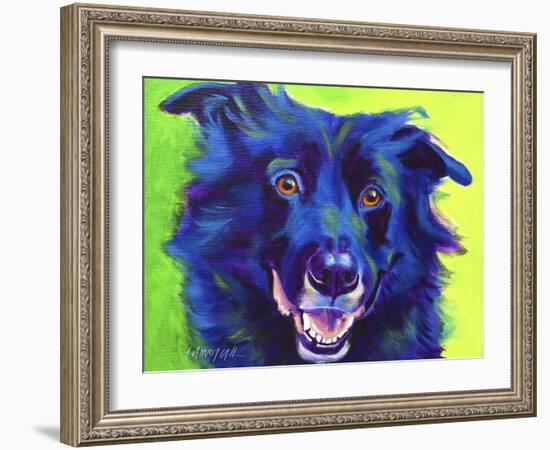 Border Collie - Viktor-Dawgart-Framed Giclee Print