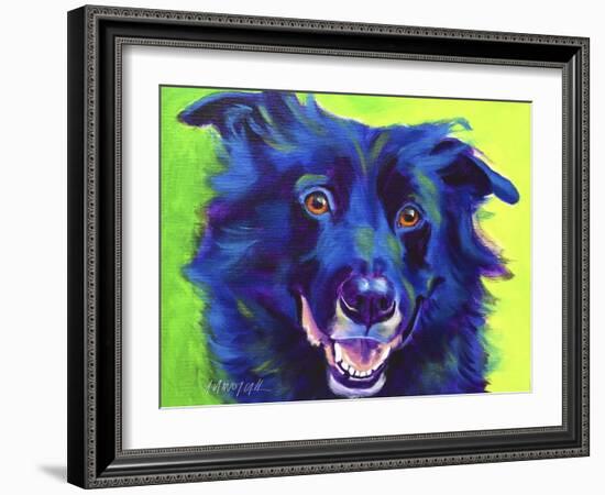 Border Collie - Viktor-Dawgart-Framed Giclee Print