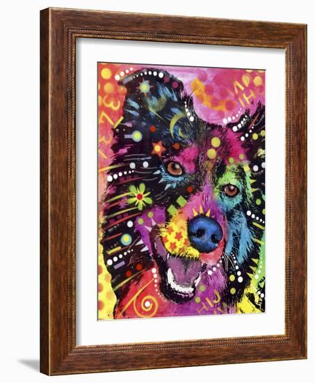 Border Collie-Dean Russo-Framed Giclee Print