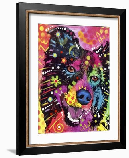 Border Collie-Dean Russo-Framed Giclee Print