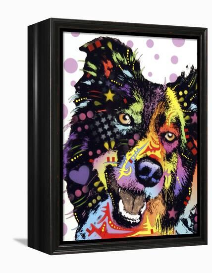 Border Collie-Dean Russo-Framed Premier Image Canvas