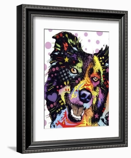 Border Collie-Dean Russo-Framed Giclee Print