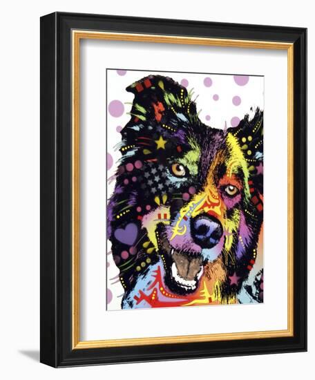 Border Collie-Dean Russo-Framed Giclee Print