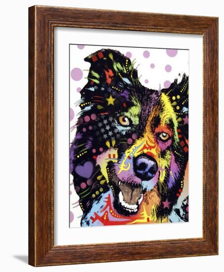 Border Collie-Dean Russo-Framed Premium Giclee Print