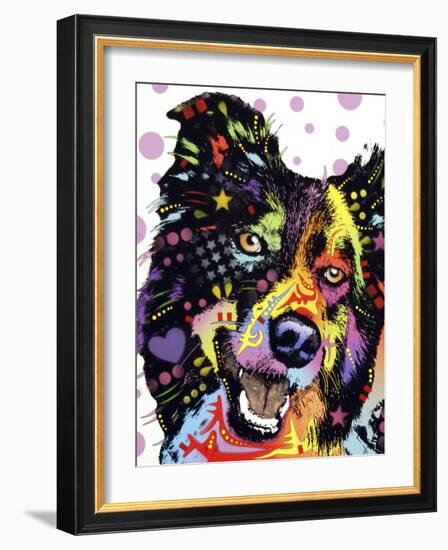 Border Collie-Dean Russo-Framed Premium Giclee Print