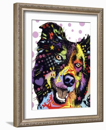 Border Collie-Dean Russo-Framed Giclee Print