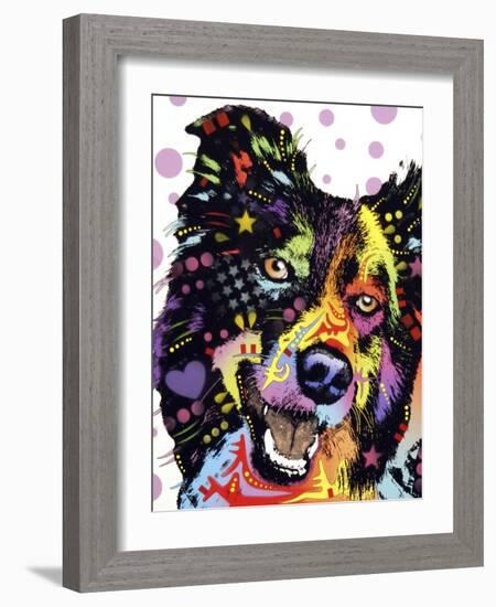 Border Collie-Dean Russo-Framed Giclee Print