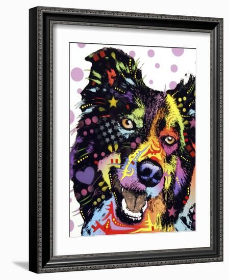 Border Collie-Dean Russo-Framed Giclee Print