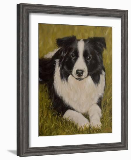 Border Collie-John Silver-Framed Giclee Print