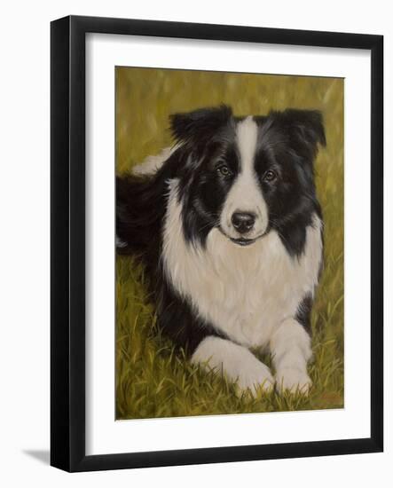 Border Collie-John Silver-Framed Giclee Print