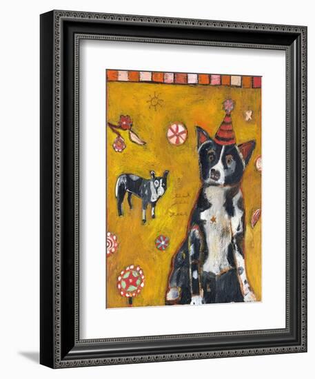 Border Collie-Jill Mayberg-Framed Giclee Print