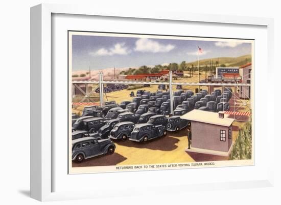 Border Crossing, Tijuana, Mexico-null-Framed Art Print