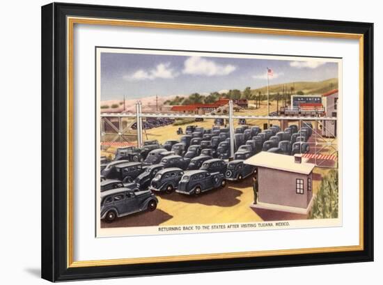 Border Crossing, Tijuana, Mexico-null-Framed Art Print